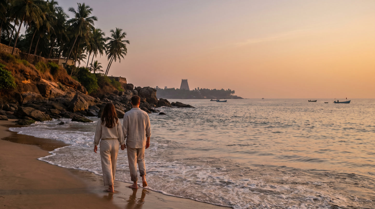 Sacred Shores & Coastal Elegance; Bangalore to Goa Coastal Tour