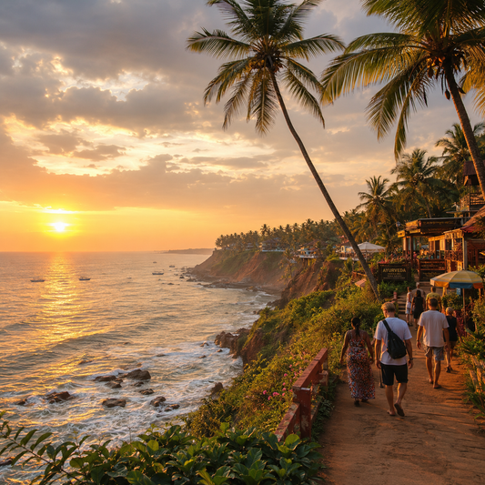 10-Day Kerala Backwaters & Beach Escape | Private Wellness Tour