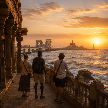 Sacred Tamil Nadu Temples, Heritage & Coast