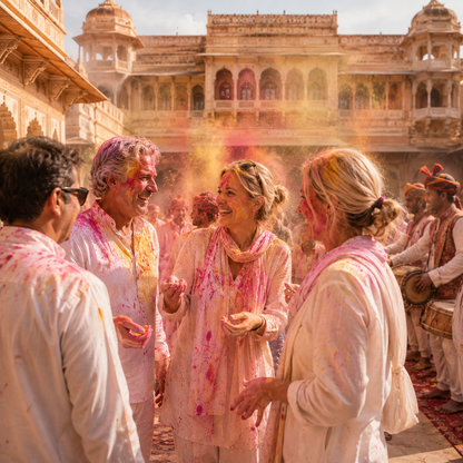 Holi Festival Journey Delhi To Rajasthan